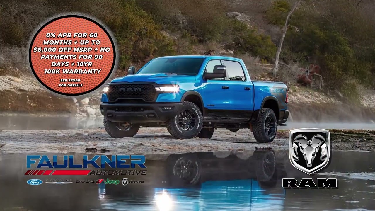 🏀 March Madness Deals! | 0% APR Ram 1500 & Chrysler Pacifica Specials at Steve Faulkner Automotive 🚐