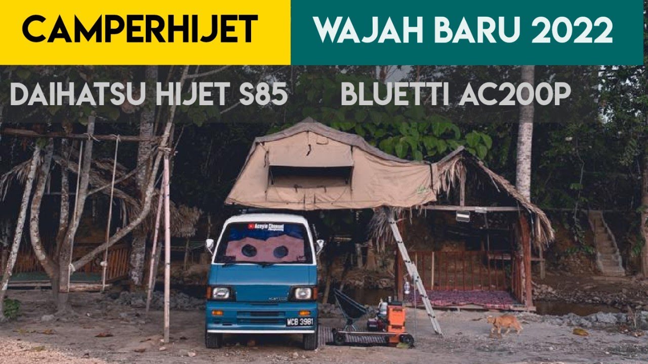 Mini campervan setup terbaru camping di Teratak Simpul Weng Kedah