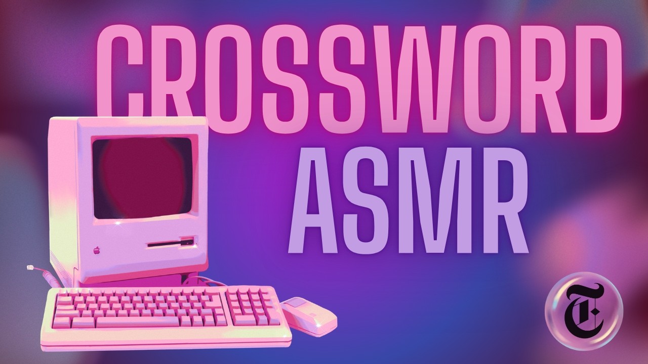 asmr | whisper rambling while solving the crossword