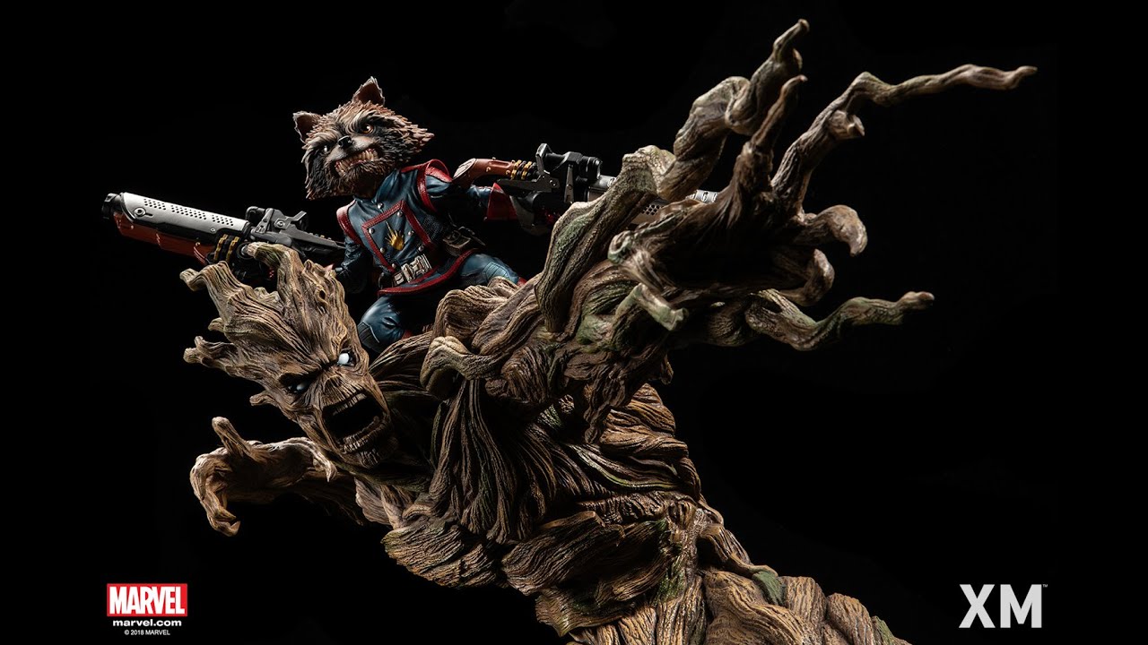 XM Studios Marvel Rocket & Groot 1/4 Scale Assembly