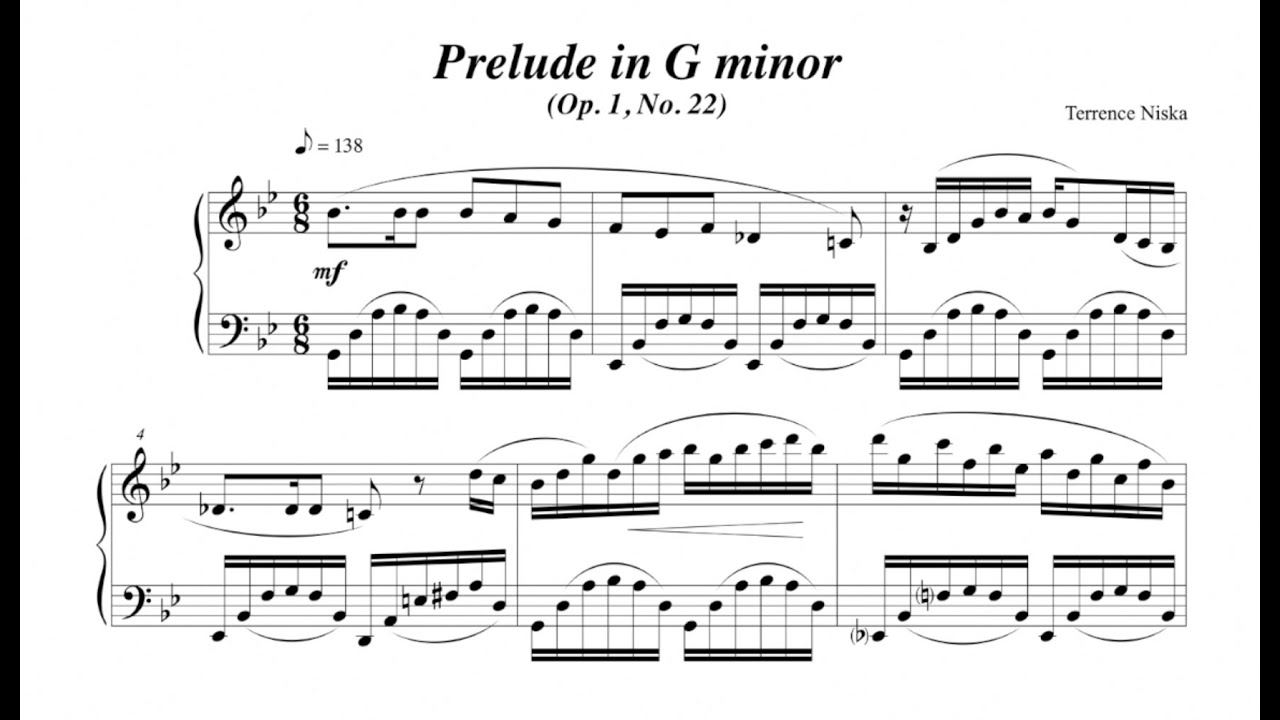 Prelude in G minor, Op. 1, No. 22