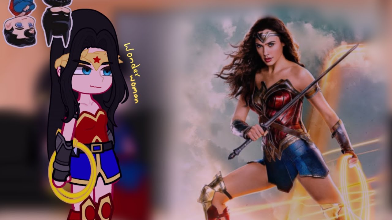 DCEU Trinity react to each other | 1/3 | Wonder Woman | Gacha Nebula | DC Extended Universe