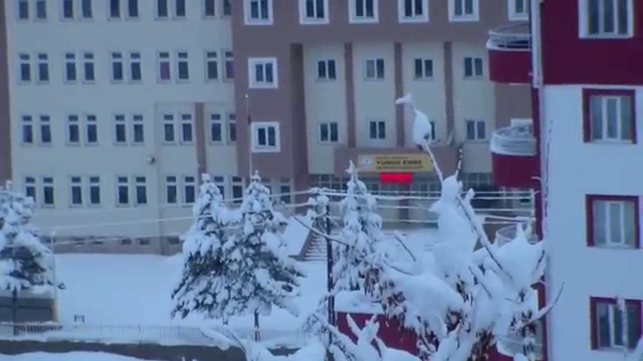 Sarıveliler'de Karlı 10.02.2015 Günü...