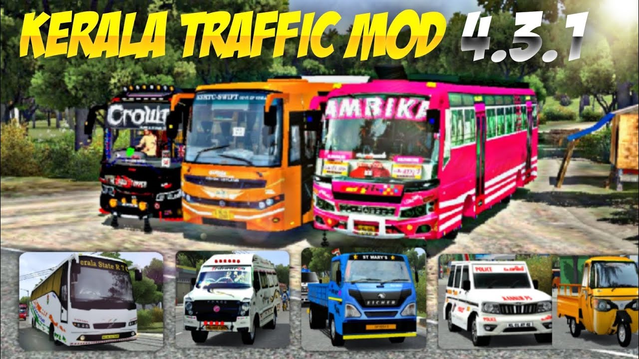New Kerala Traffic Mod V4.3.1 How To add ? എങ്ങനെ add ചെയ്യാം ? #bussid #bussimulatorindonesia
