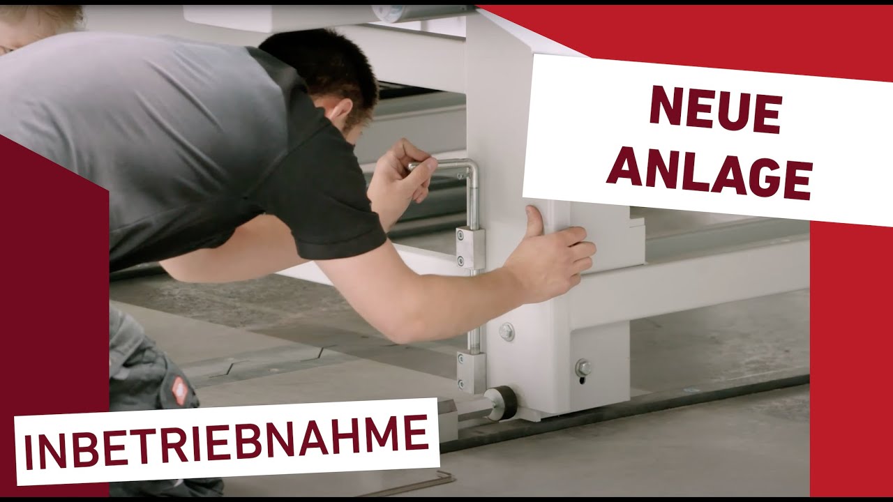 Inbetriebnahme einer neuen Anlage | PRÜM-Türen