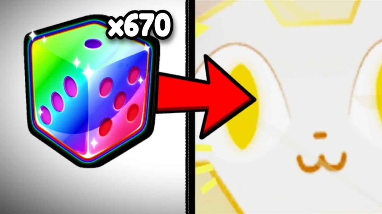 Я ИСПОЛЬЗОВАЛ 200+ MEGA LUCKY DICE 2 С БОНУСОМ +10,00000% И ПОЛУЧИЛ.. (Pet Simulator 99)