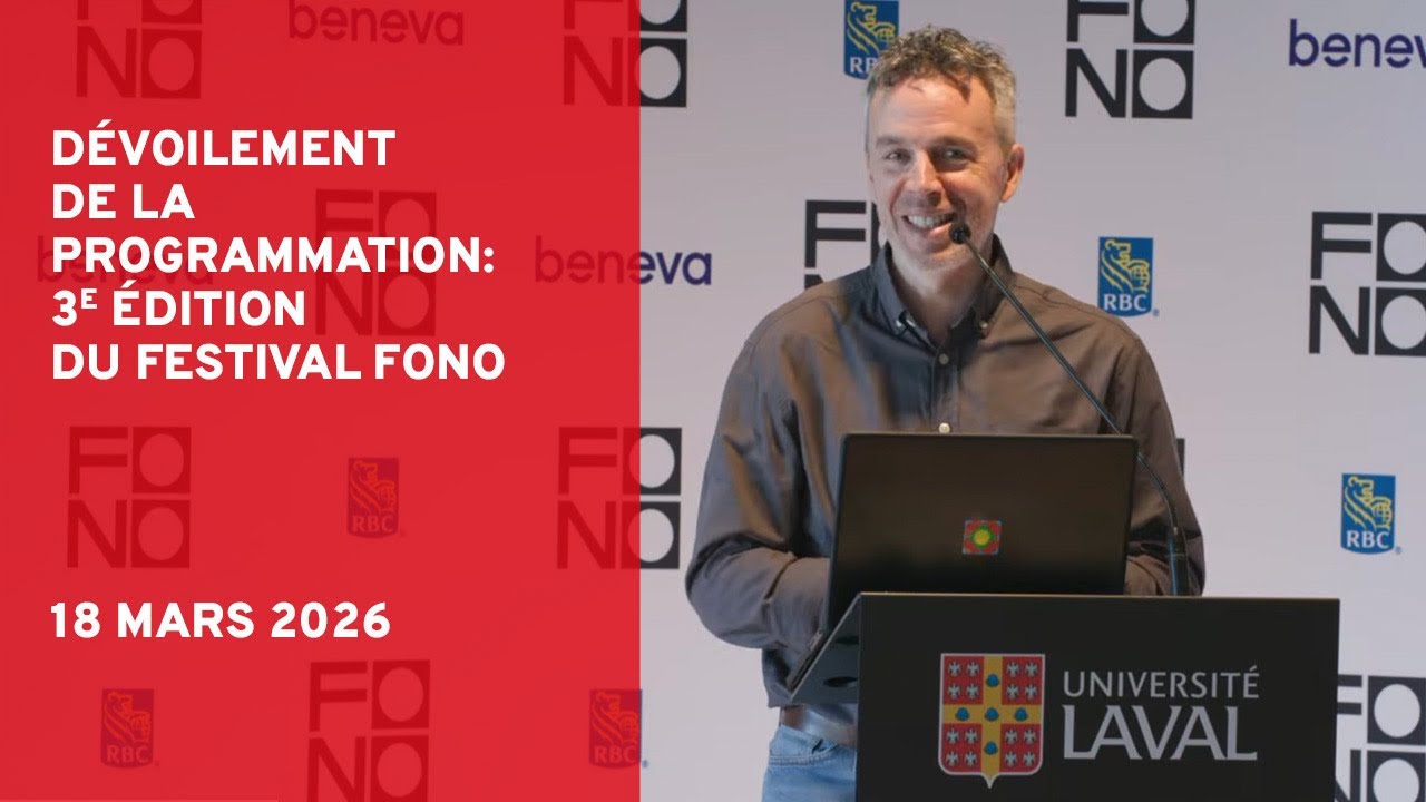 Dévoilement de la programmation de la 3e édition du Festival FONO