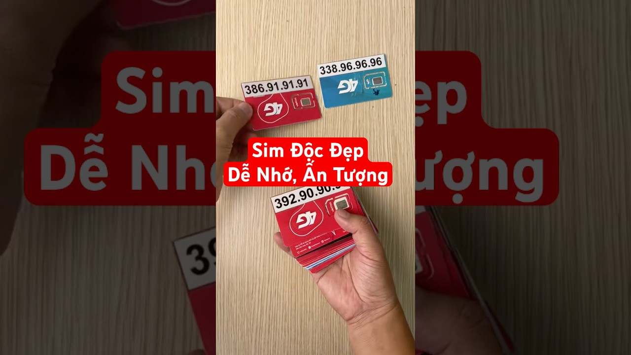 Sim số đẹp dễ nhớ #simsodep #simvidan #simtragop #simvanmenh #simphongthuy #simtaxi #simlap