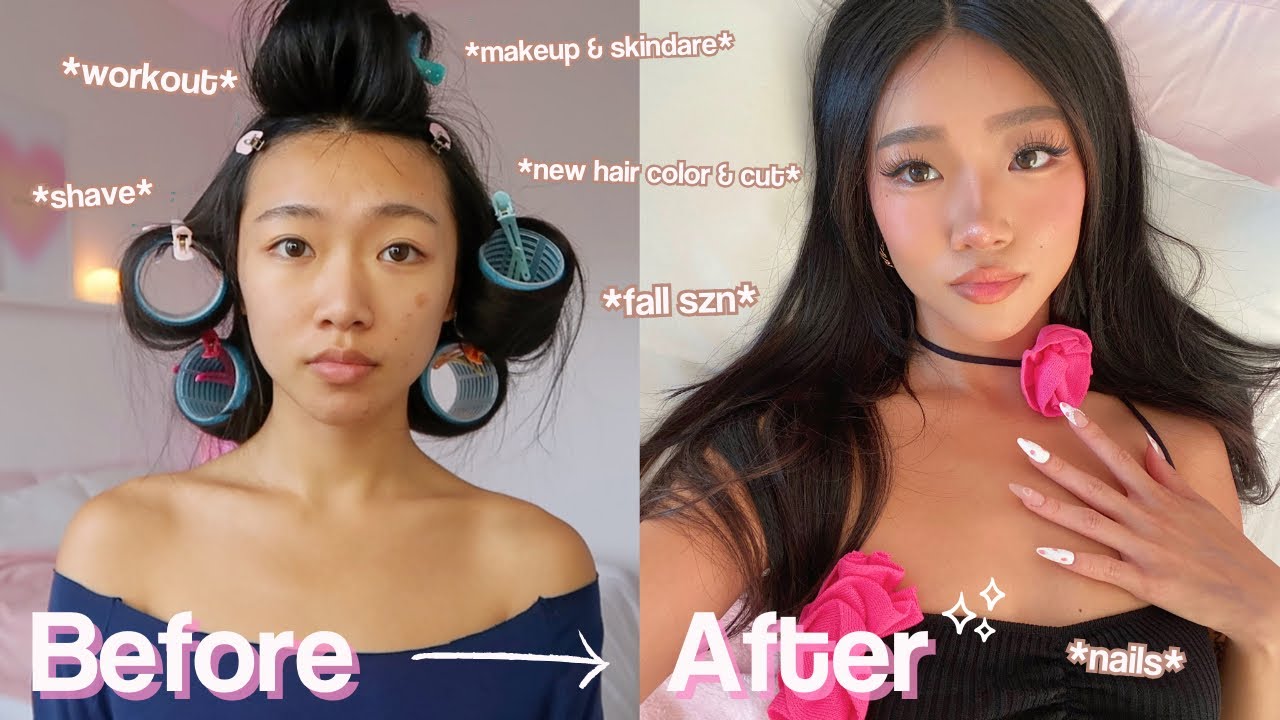 EXTREME 48HR GLOW UP MAKEOVER♡ Self-care, getting my nails done, & getting ready for fall szn!!🫶🏻