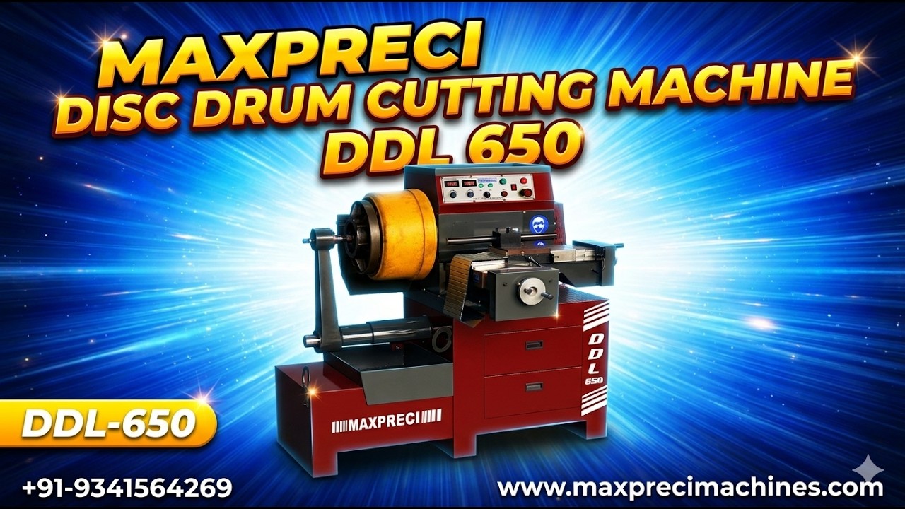 Disc Drum Cutting Machine DDL 650 |||| MAXPRECI ||||