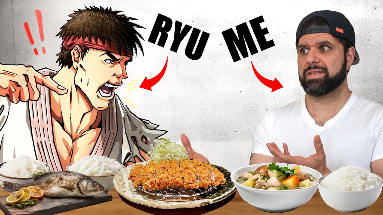 I Tried Ryu's Diet from Street Fighter (ft 