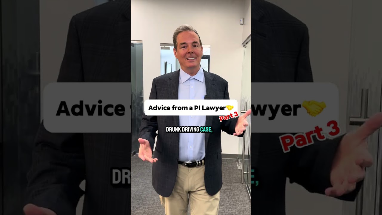 Advice from a PI Lawyer