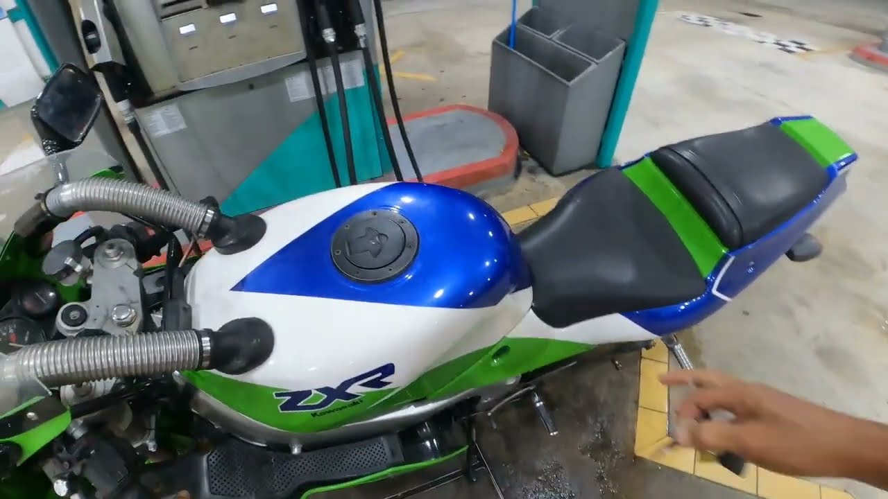 Test Ride Kawasaki ZXR250 100 KM  ➡️ Hari Ini Servis Minyak Enjin #testride #kawasaki #zxr250 