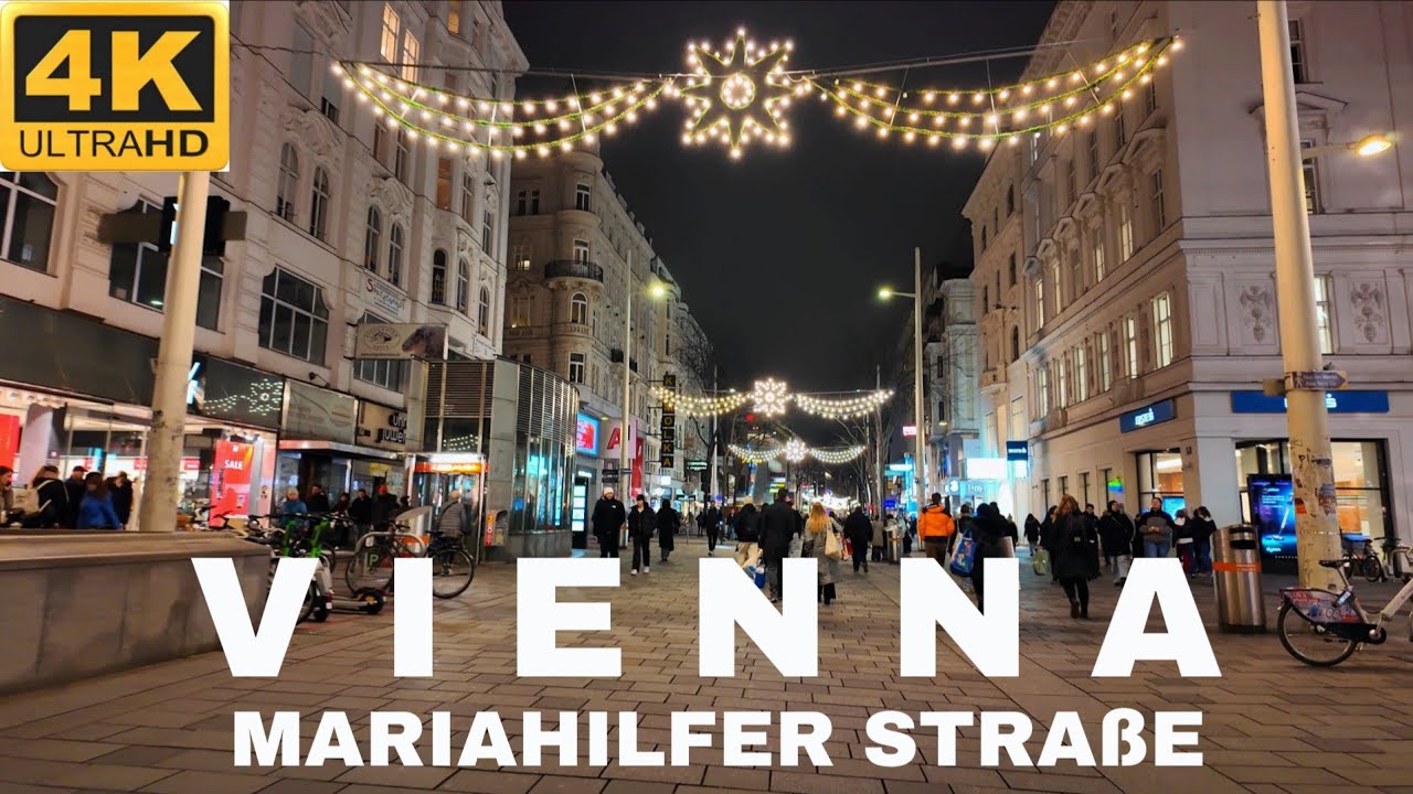 Vienna,  Austria 🇦🇹 Mariahilfer Straße || Walking Tour 4K UHD 