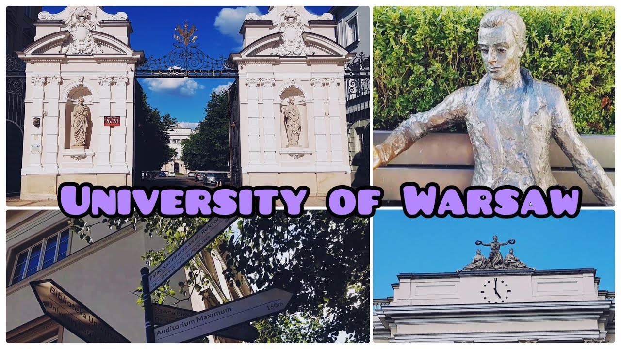 University of WARSAW main campus - walk with me