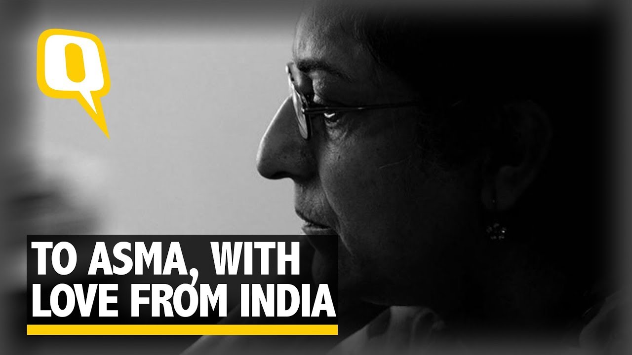 To Asma Jahangir, With Love From India | The Quint