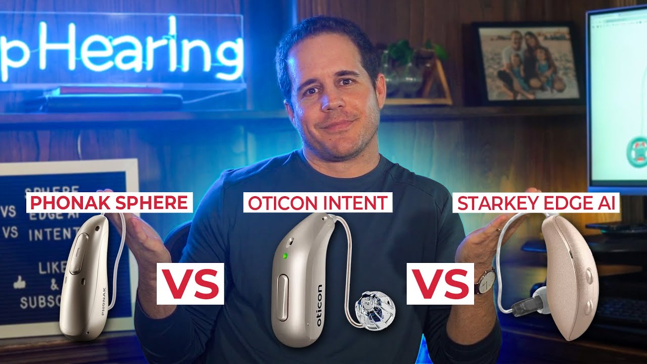 Phonak Audéo Sphere против Oticon Intent против Starkey Edge AI [Часть 1 из 2]
