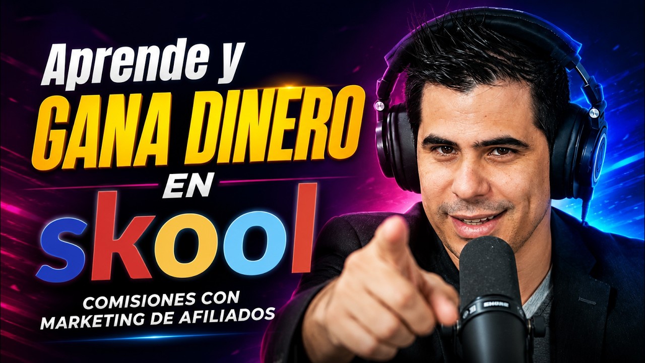 Gana Dinero con Skool. Marketing de Afiliados con Skool