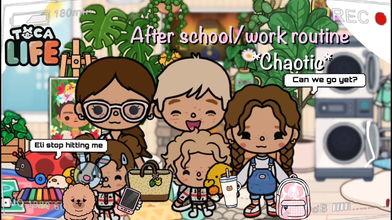 After School/Work Routine*📓✏️*VOICED*(Toca Boca)