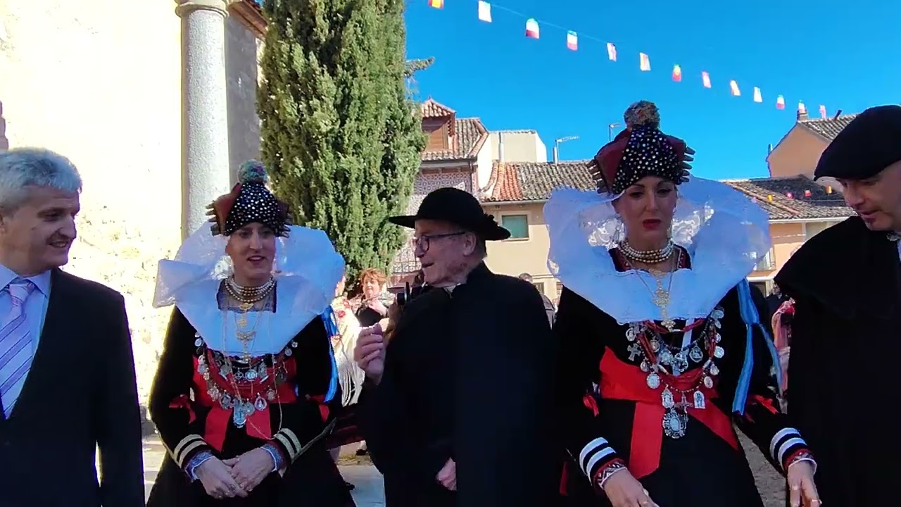 Zamarramala 2023. Fiestas de Santa Águeda en Segovia. Desfile por el barrio.  5/2/2023