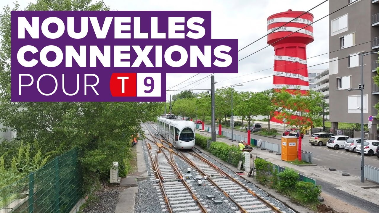 Un nouvel aiguillage pour le futur tramway T9