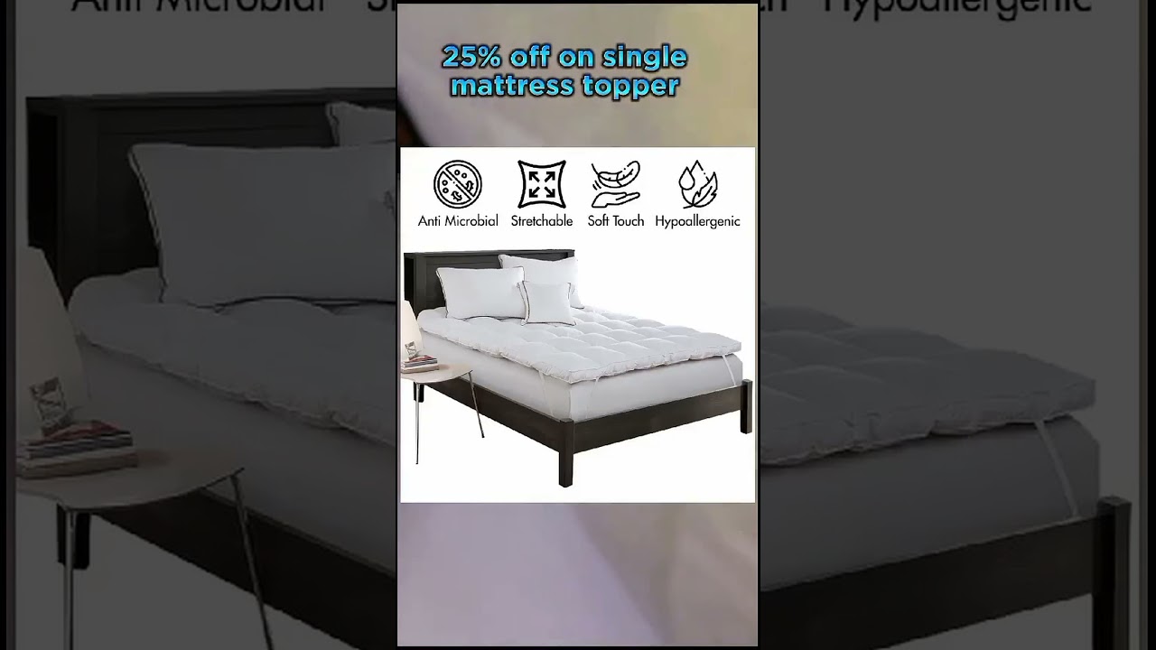 #sleepbetter #mattresstopper #sleepcomfort #fok #bedroomessentials
