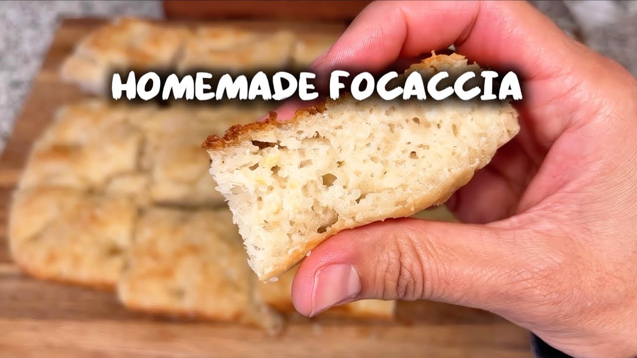 The BEST Homemade Vegan Focaccia Bread 