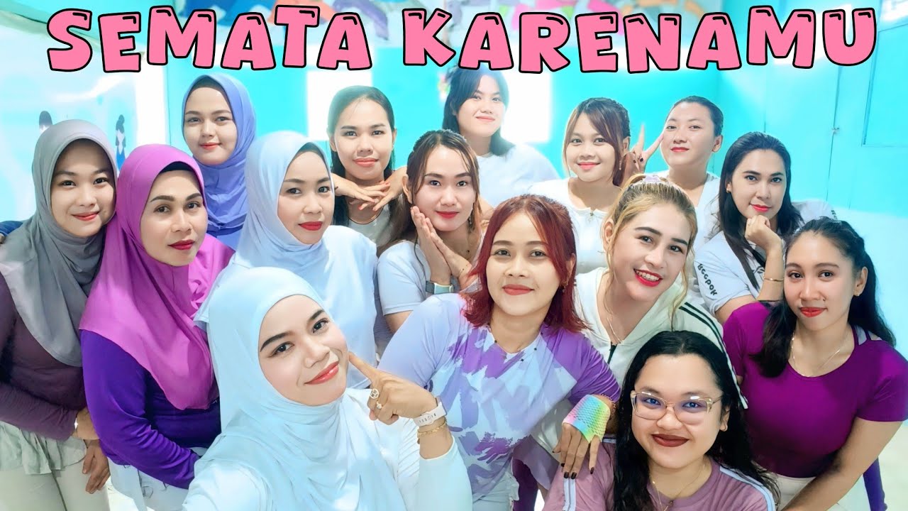 SEMATA KARENAMU | MALAM BANTU AKU TUK LULUHKAN DIA | SENAM KREASI | SABURIA | CHOREO BY NENG VITA