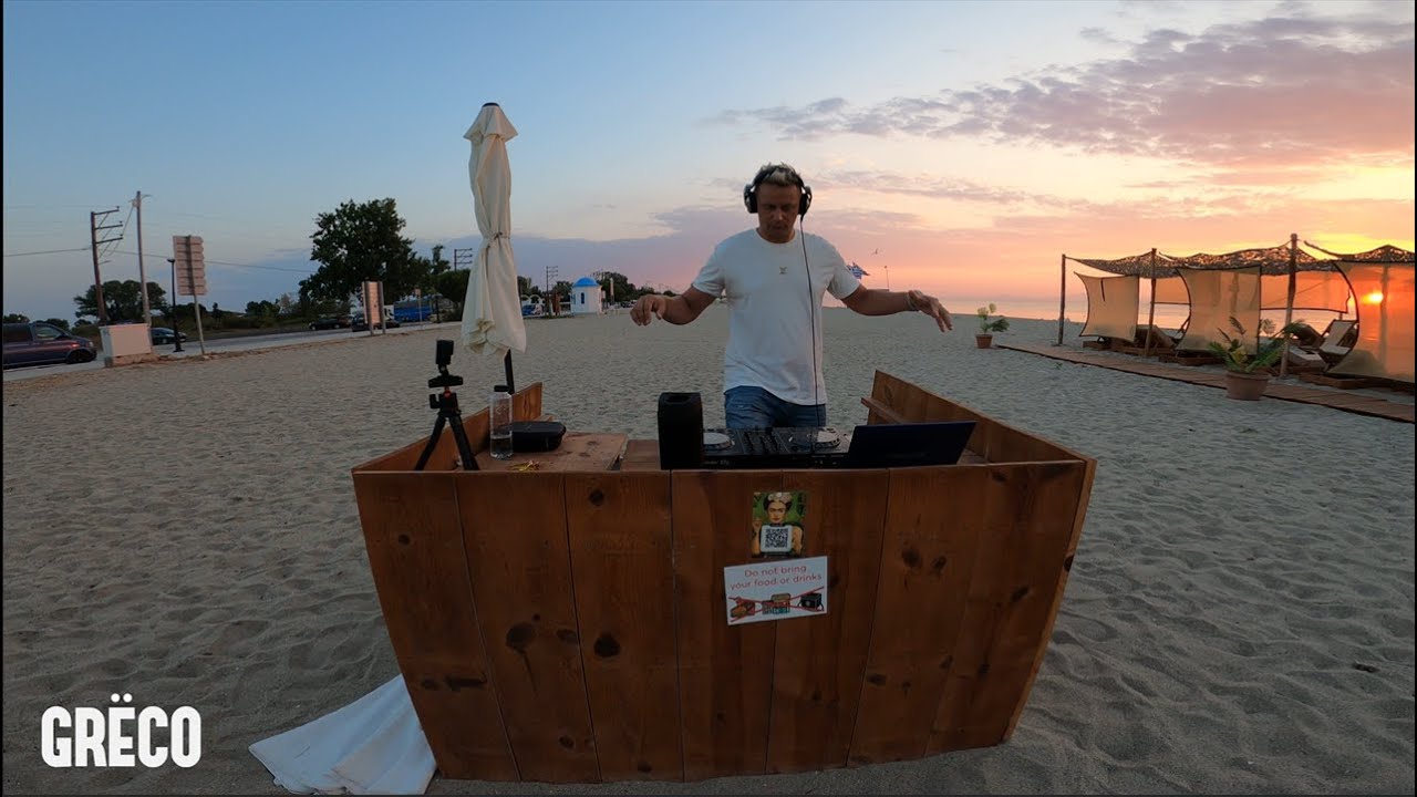 Grëco live from Paralia, Greece (Sunset Set 2025)