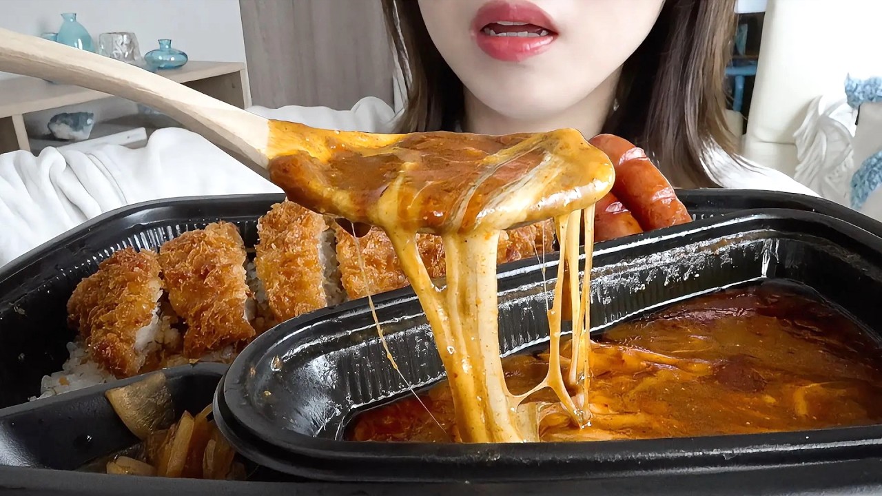 【ASMR】絶対にナメてはいけないCoCo壱５辛カレー【EATINGSOUNDS/咀嚼音】