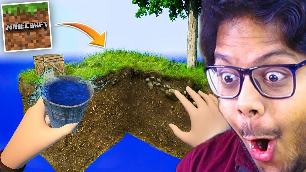 REALISTIC SKYBLOCK Animation In HINDI !!