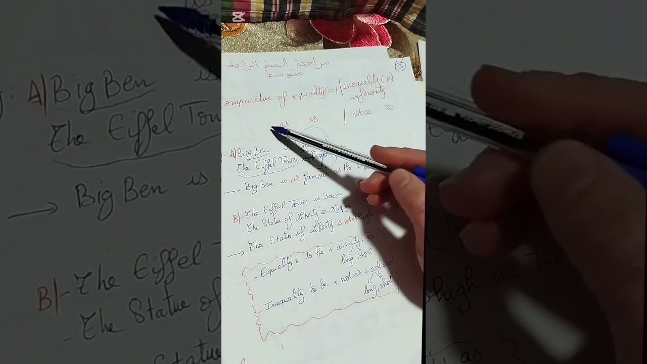 أقوى مراجعة الانجليزية للسنة الرابعة متوسط ،اختبارات الفصل الأول(الجزء الأول)