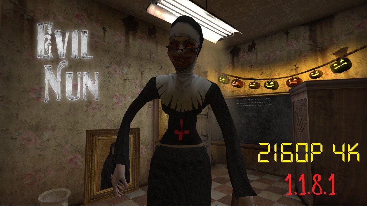 [4K] Evil Nun Gameplay - Version 1.1.8.1