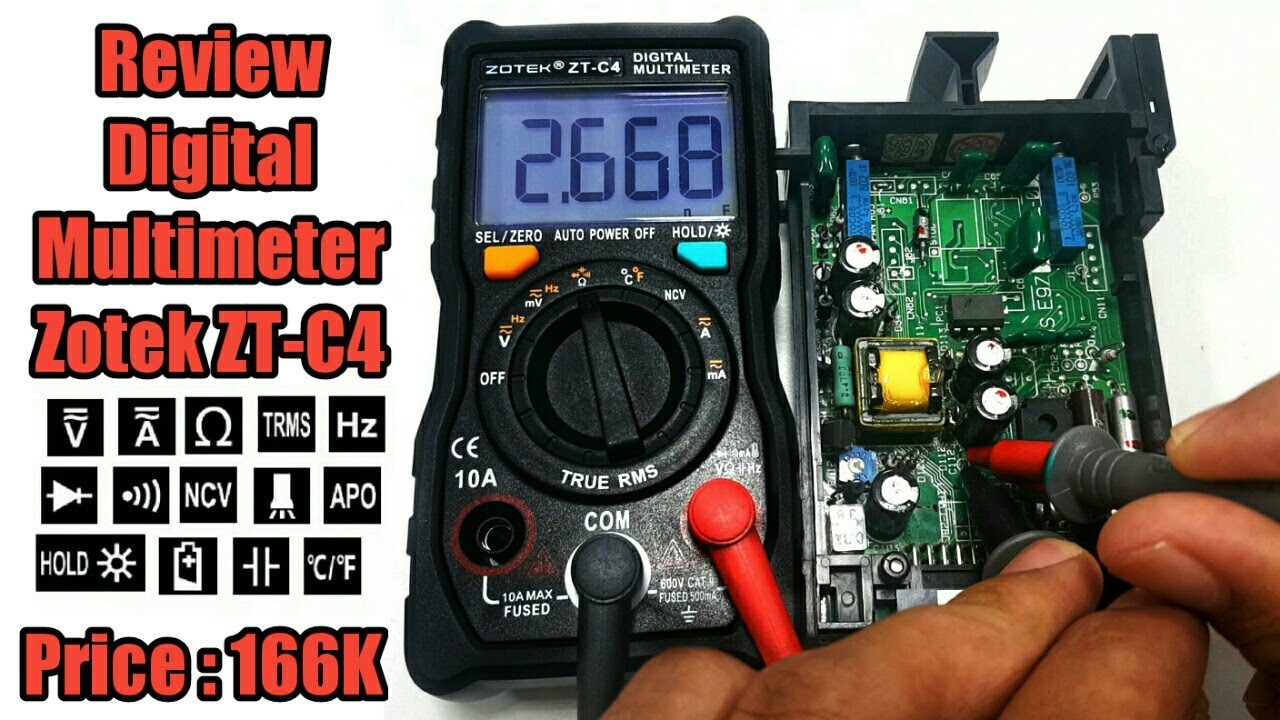 Review Zotek ZT C4 Digital Multimeter