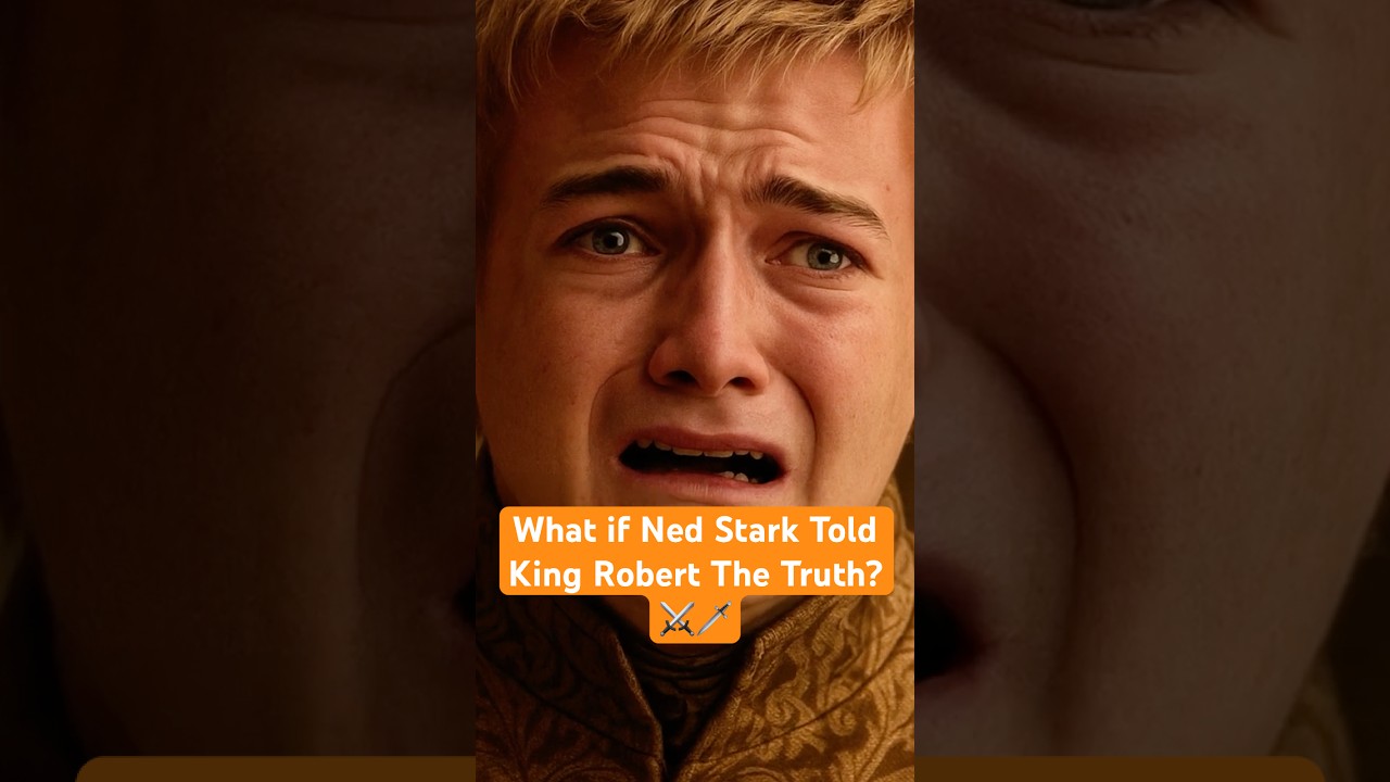 What If Ned Stark Told Robert The Truth? ⚔️  #gameofthronesseason1