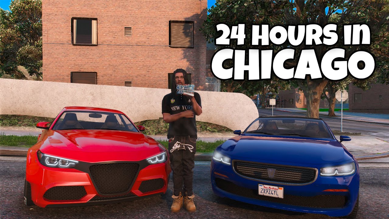 I spent 24 HOURS in CHICAGO in GTA 5 RP..