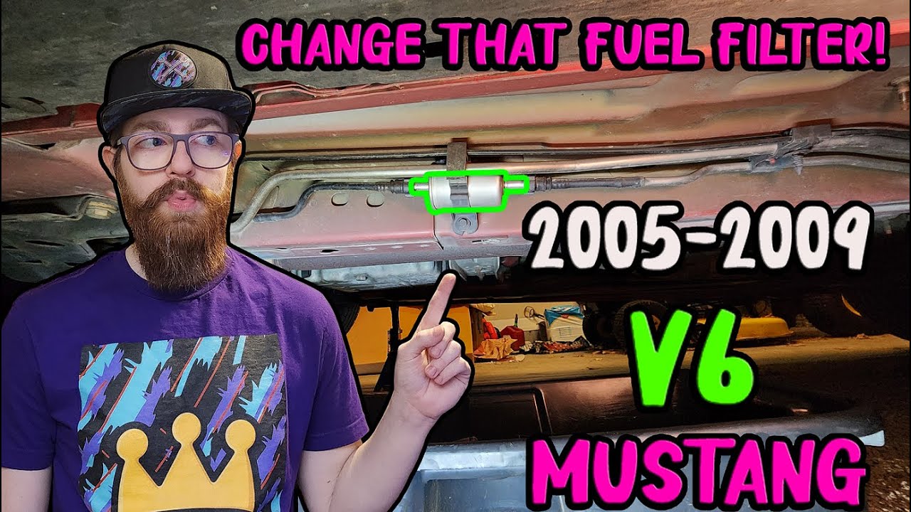2005-2009 V6 Ford Mustang Fuel Filter Replacement