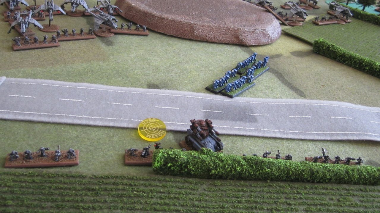 Epic Armageddon battle report: Space Marines vs Imperial Guard