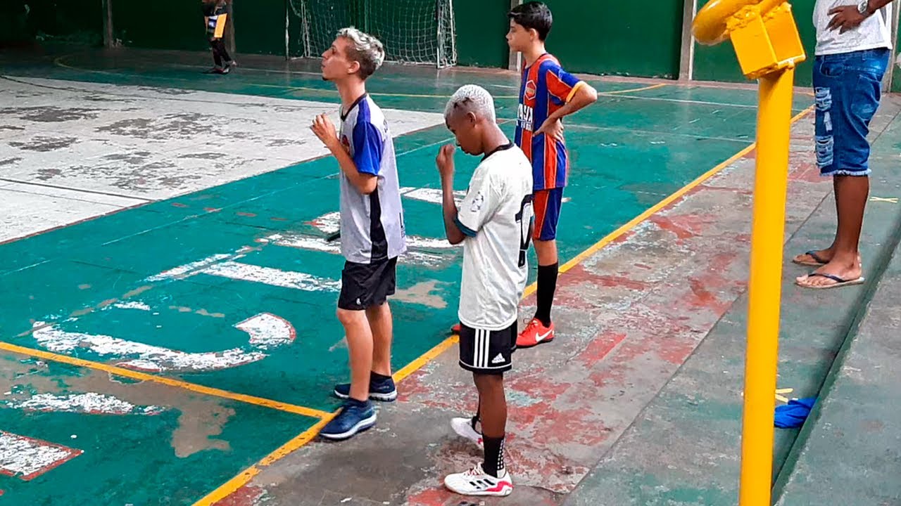 Jogo de Futsal - Sub 14 (quase deu Treta)