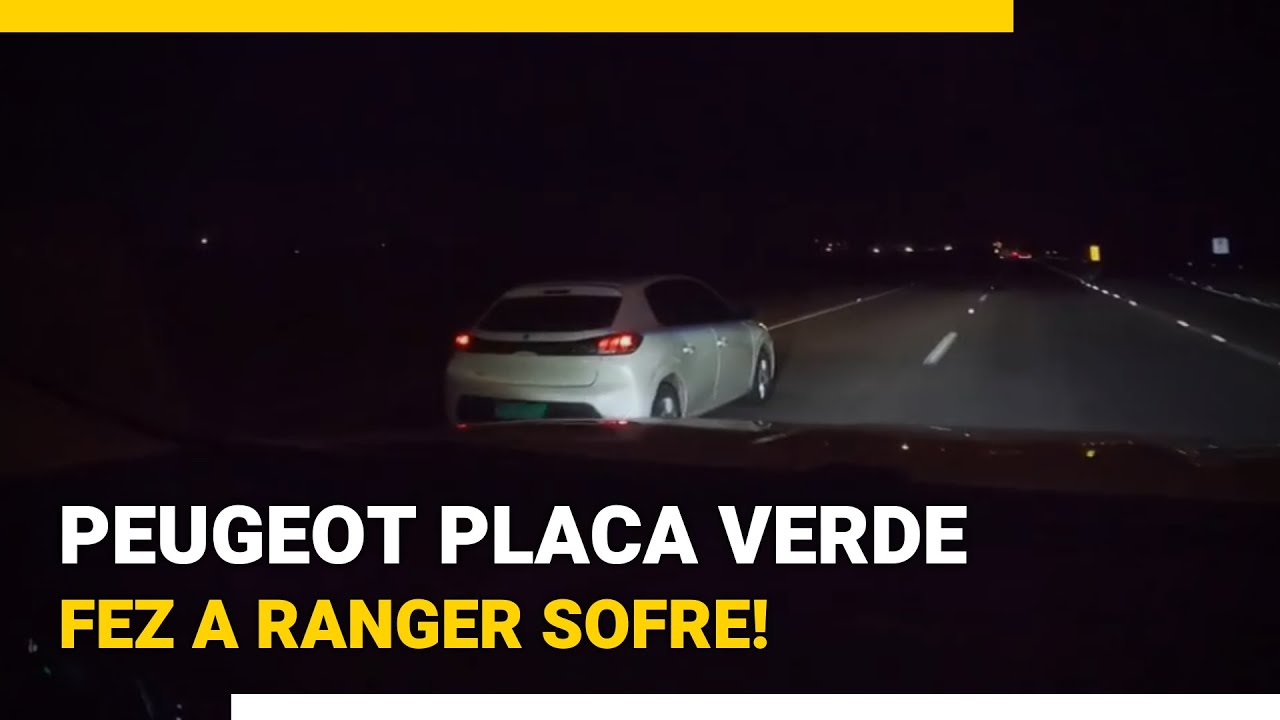 PEUGEOT PLACA VERDE FEZ A RANGER SOFRER NA ESTRADA!!!