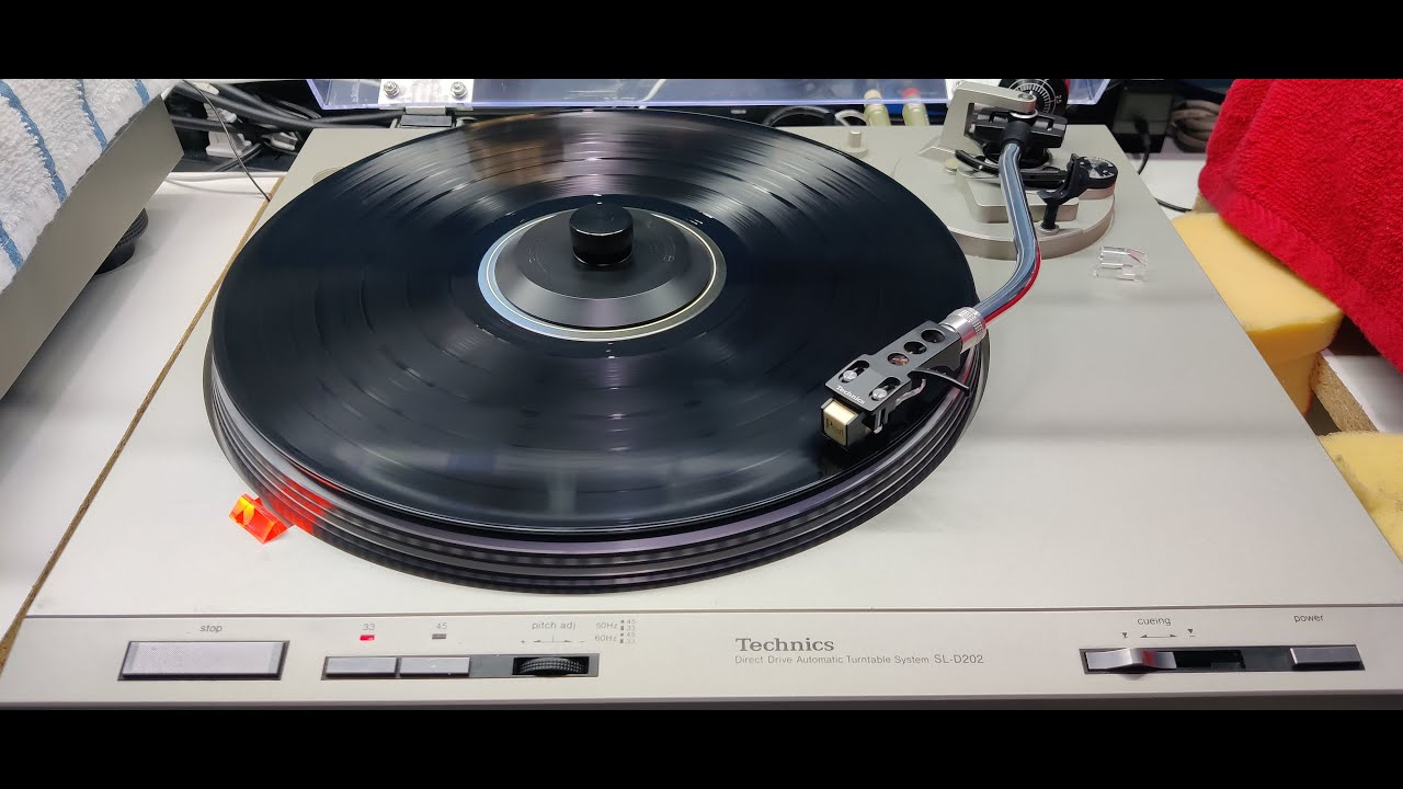 Technics SL-D202 Refurb With Mods (RCA Jacks, Ground Post, Tonearm Wiring, Hinges & Dust Cover Tabs)