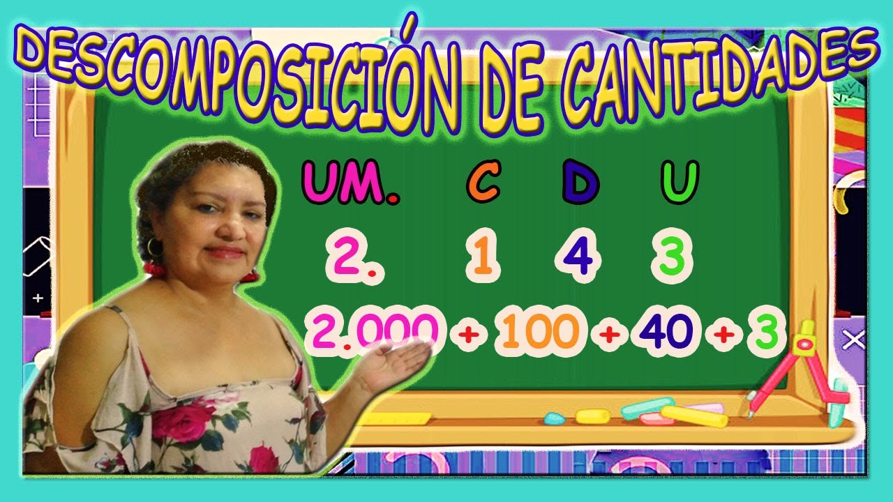 DESCOMPOSICI&Oacute;N DE CANTIDADES - aprende con m&uacute;sica con la profe ISA #aprendeconisa #quedateencasa