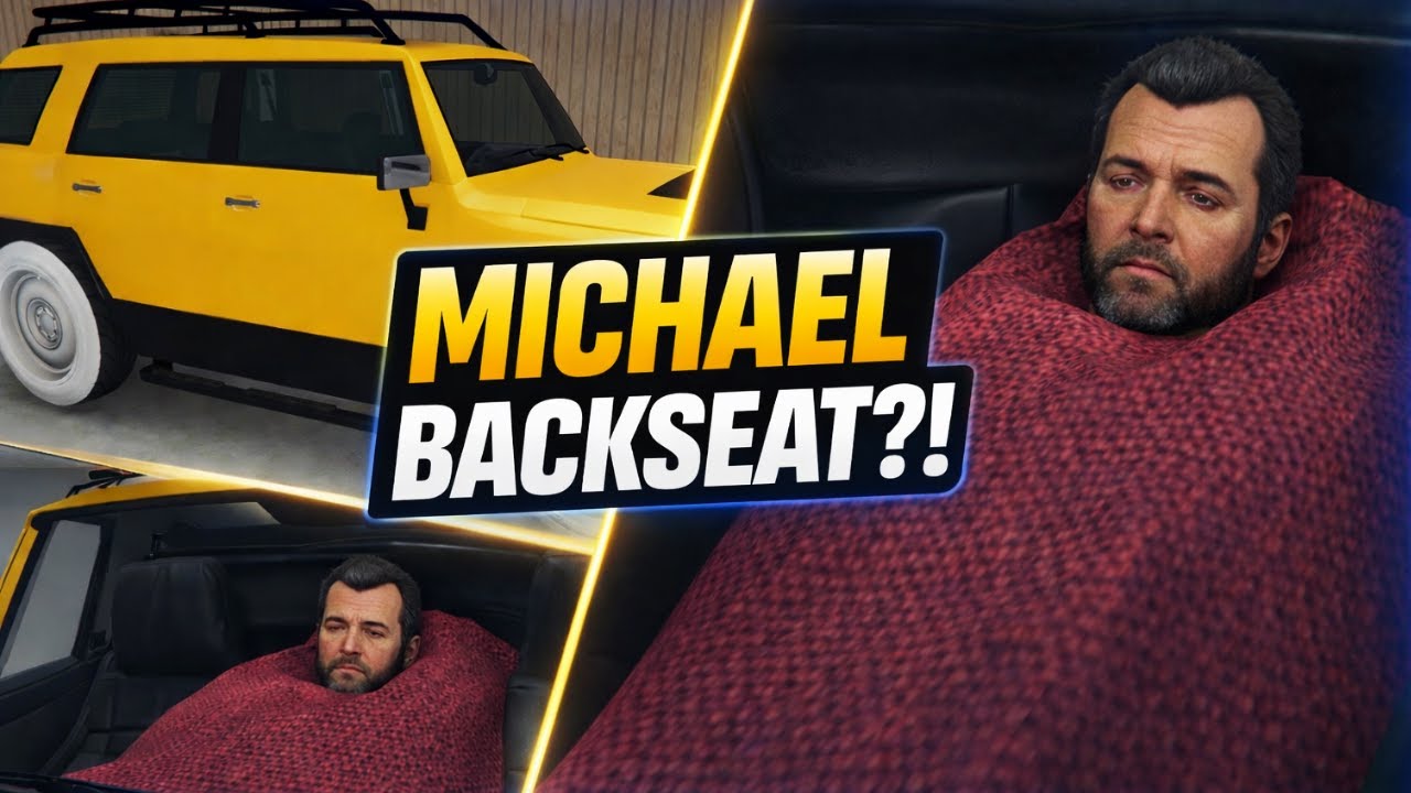 Spawning Michael in GTA Online | Story Mode Backseat Michael Car Trick