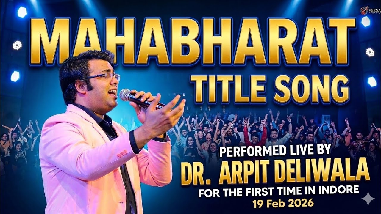 Mahabharat Title Song in Indore (Atha Shri Mahabharat Katha) by Dr Arpit Deliwala - Mesmerized crowd