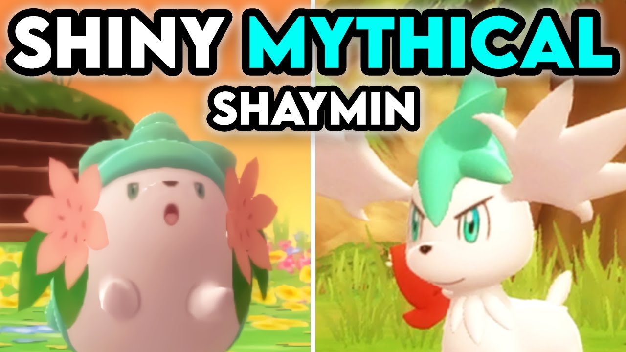 SHINY SHAYMIN + Sky Forme in Pokemon: Shining Pearl