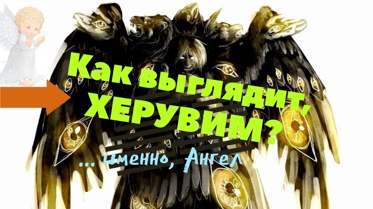Как выглядит, ХЕРУВИМ? ...именно, Ангел!  https://youtu.be/glDYEgPbiBo - источник