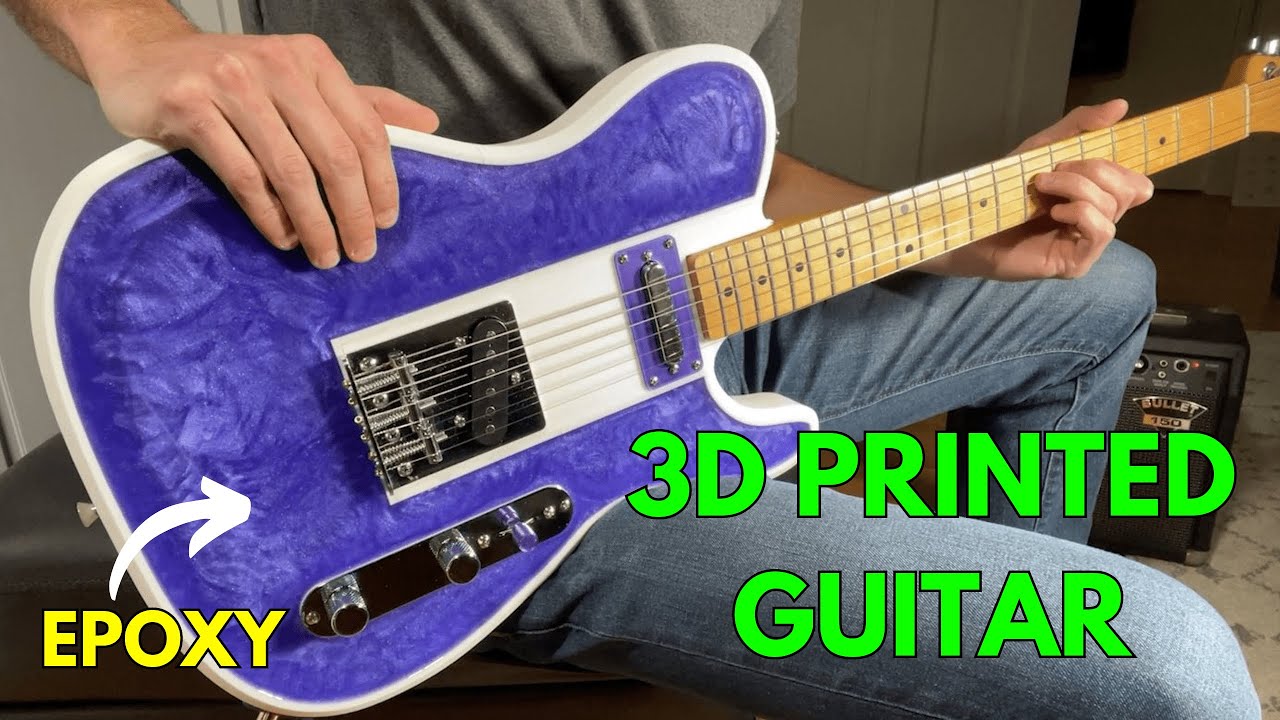 Функциональная электрогитара Telecaster, распечатанная на 3D-принтере! Пошаговая сборка