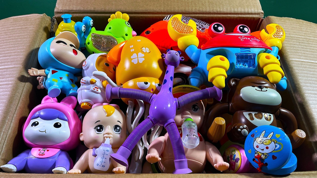 11.56 Minutes Satisfying with Unboxing Toys Set, Princess Dolls, Swing&Slide Collection ASMR |Review