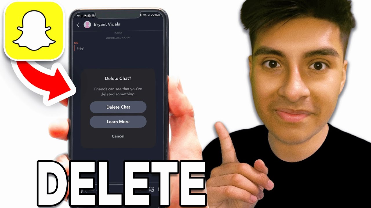 How To Delete Snapchat Messages From Both Sides Without Them Knowing! - Tutorial