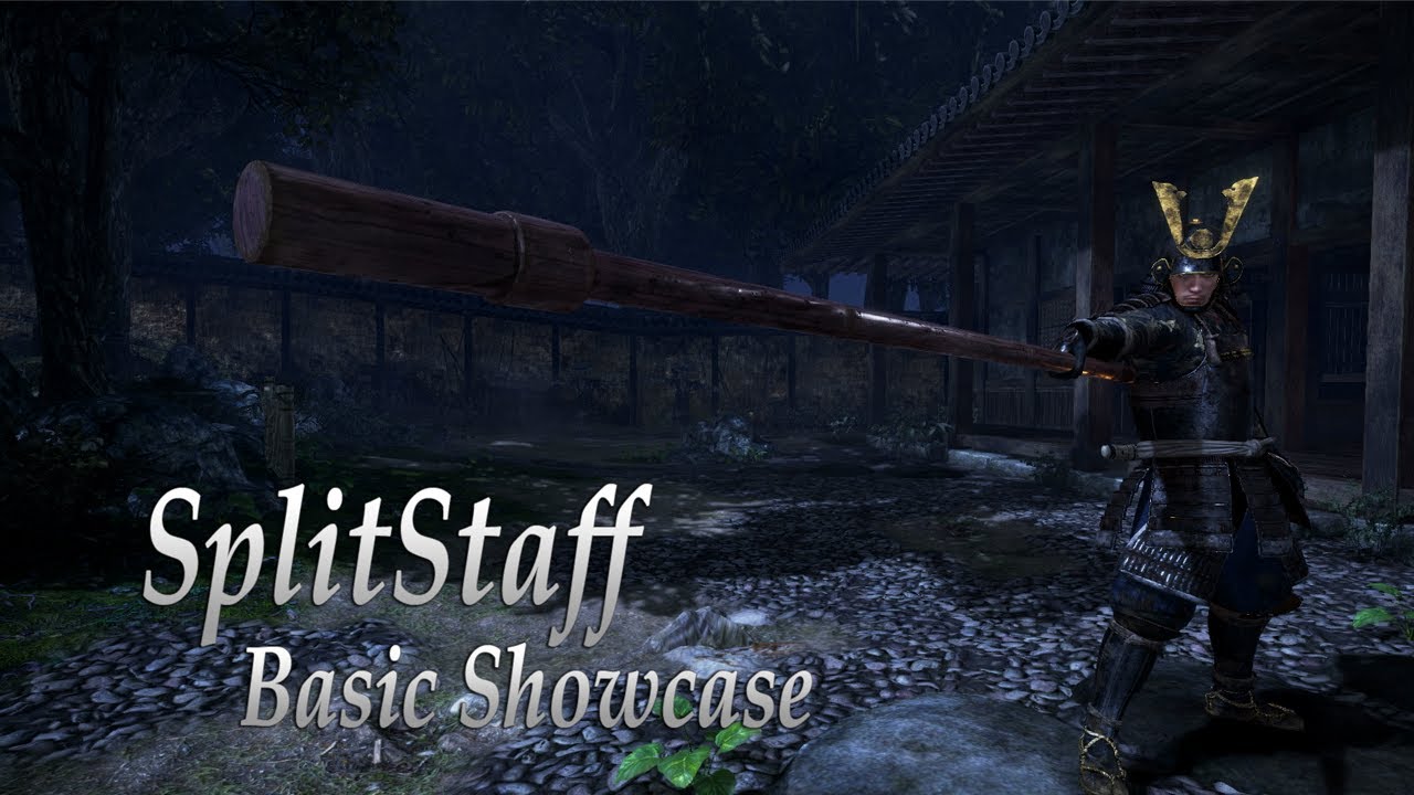 Nioh 2: SplitStaff Basic Moveset Showcase